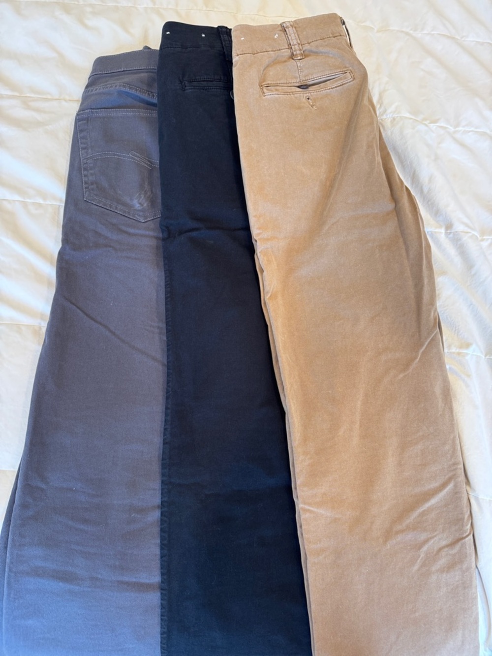 Men's Dress Pants - Black, Gray, Tan